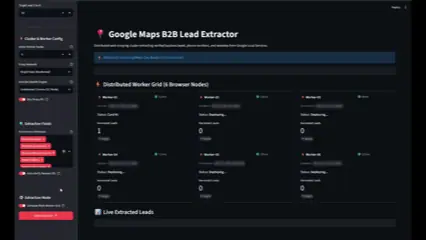 GMaps Leads project preview